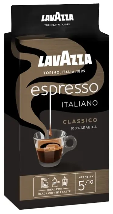 Кофе молотый Lavazza Caffe Espresso Italiano classic 250 г в/у|Молотый кофе| |