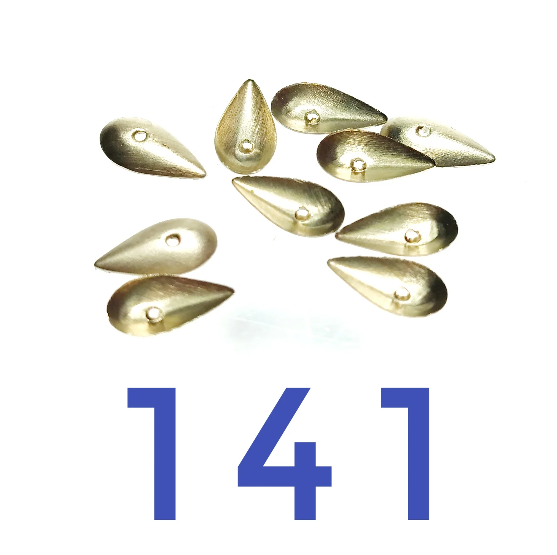 Коронка 141 4х7 мм 100шт. Чешуйки для пайки мормышек вес 0 25 гр. | Спорт и развлечения