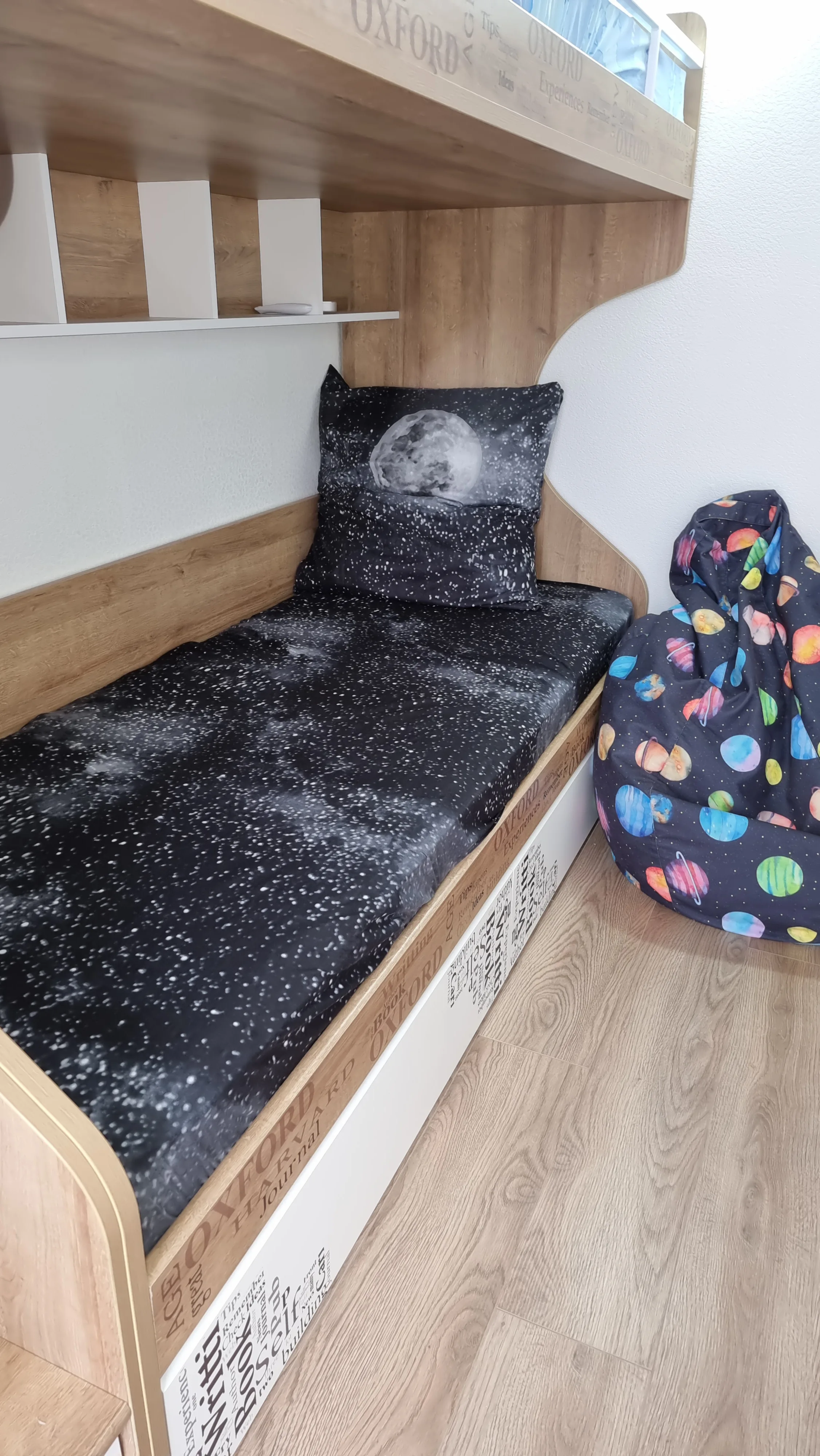 Постельное белье для дома космос хлопок и полиэстер сатин евро 1 5 спальное | Дом