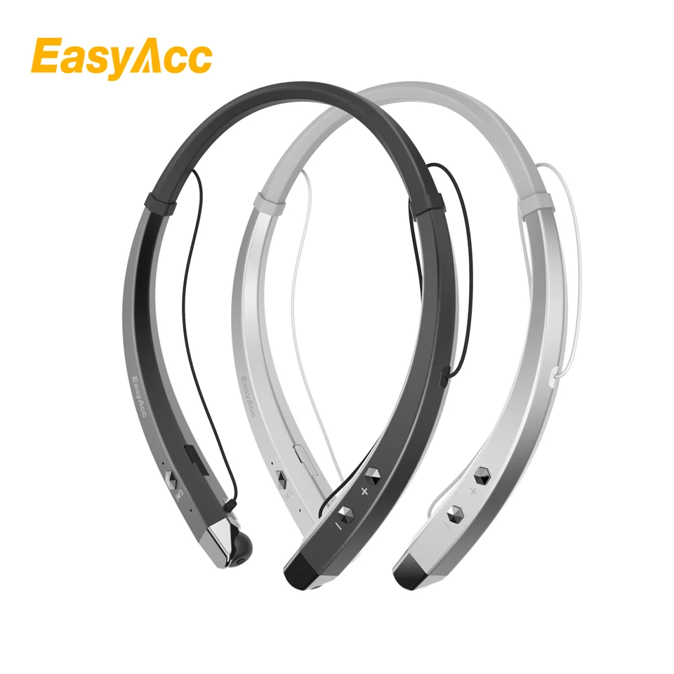 Bluetooth наушники спортивные шейные светящиеся беспроводные стерео музыкальные