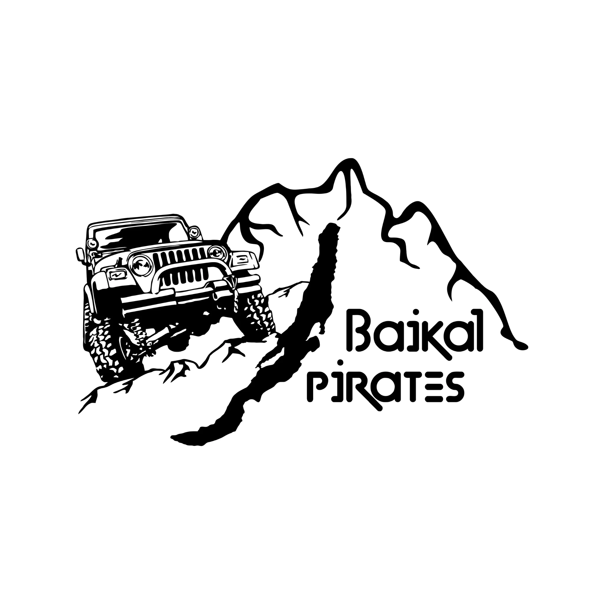 Стикеры(Автомобильные товары) Наклейки на машину из виниловой пленки. &quotBaikal