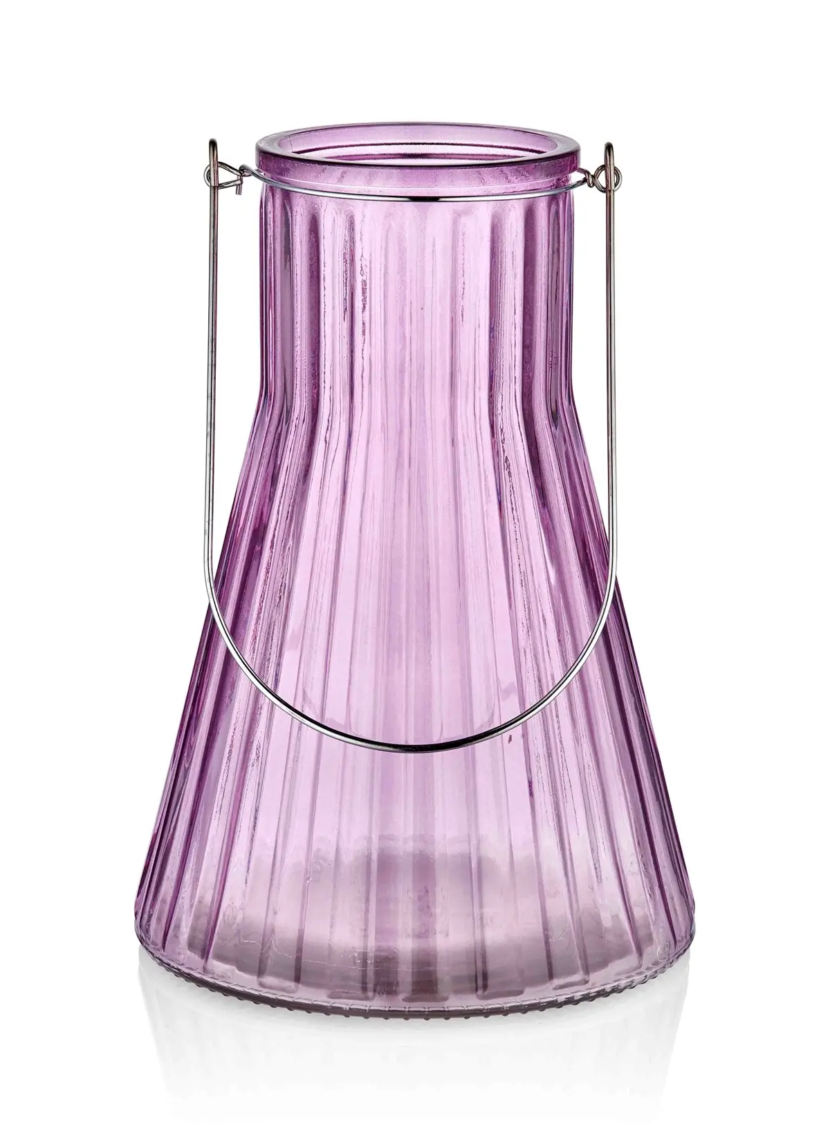 

The Mia Agni Candle Holder Glass 24 cm - Purple
