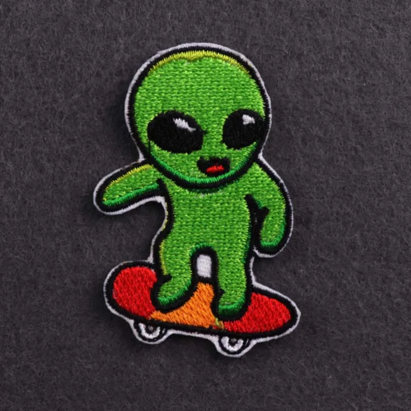 Патчи Alien/UFO вышитые патчи для одежды с вышивкой в стиле панк утюга искусственная
