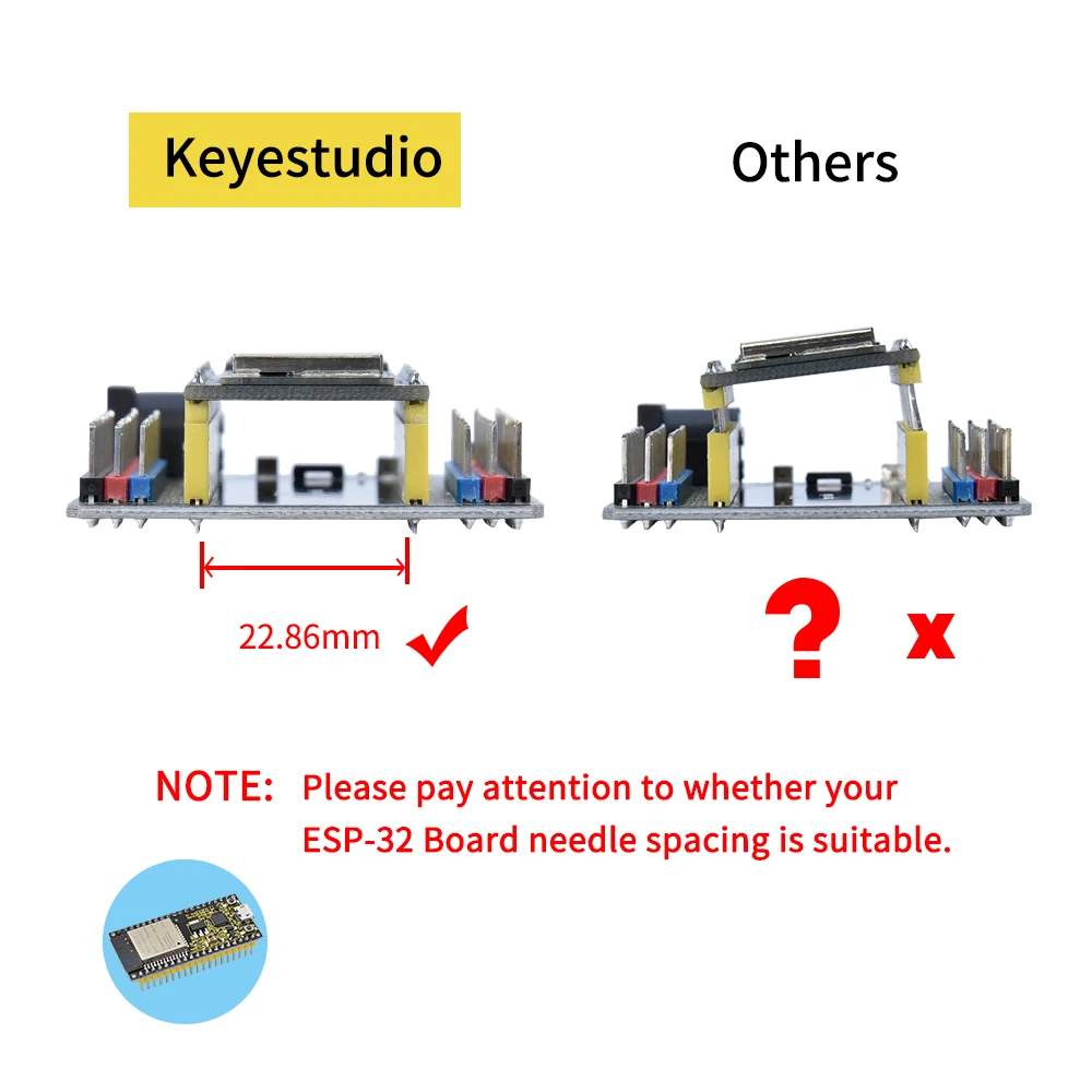 Щит Keyestudio ESP32-IO для основной платы Arduino ESP32 Wroom (пожалуйста внимательно проверьте