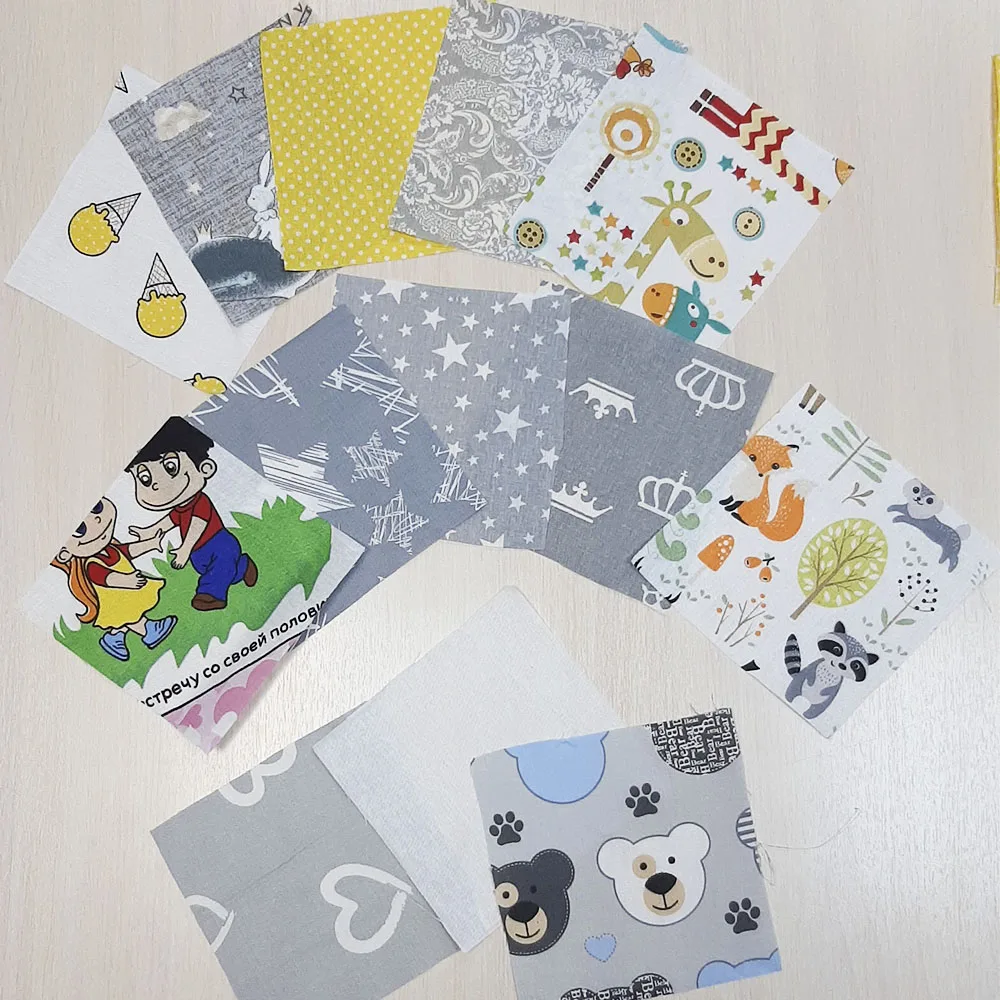 Ткань для рукоделия и шитья - игрушек пэчворка постельного белья подушек.