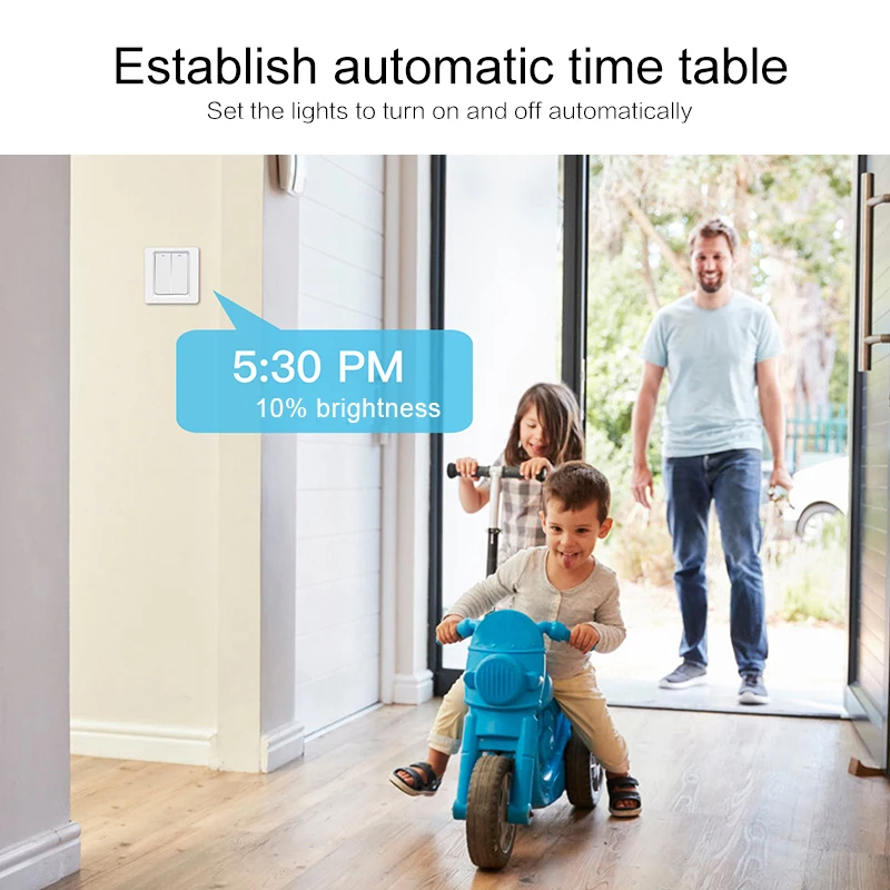 

Smart life Smart Light Switch Wireless Wall Interruptor Touch Control WiFi Switch Compatible With Alexa Google Assistant IFTTT