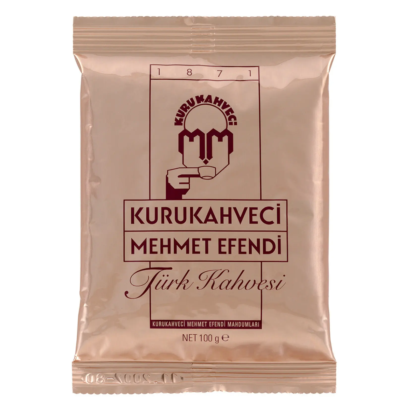 

Turkey Greek Coffee Crushed Natural There Kuru Kahveci Mehmet Efendi Turkish Coffee Package 100 GR Free Shipping