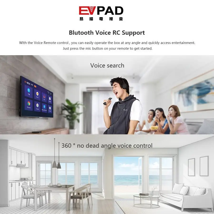 [Подлинная] 2021 Evpad tv box очень стабильная и гладкая популярная в Корее Японии Канаде