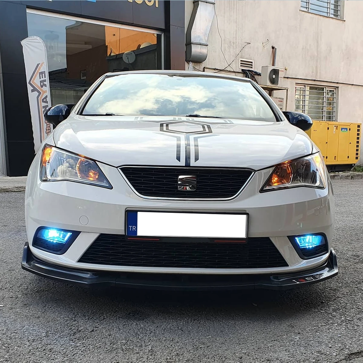Аксессуары для сиденья Ibiza MK5 2009 2010 2011 20122013 2014 2015 2016 бампер автомобиля губа 3 шт.