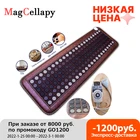 Коврик для подогрева с дальним инфракрасным излучением, Нефритовый турмалин, отрицательные ионы, сетчатый коврик, регулируемый таймер и термогрелка