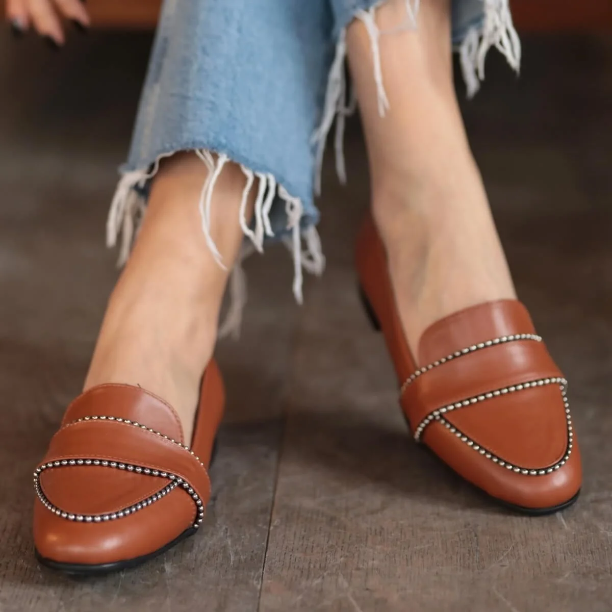 Бренд Mio Gusto ROBIN черные/коричневые/кожаные цвета низкий каблук 2 см тонкие