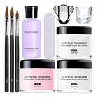 Профессиональный мономер, акриловая пудра и жидкость для дизайна ногтей, набор для маникюра, Хрустальный блеск для наращивания ногтей, накладные ногти, резьба GY8