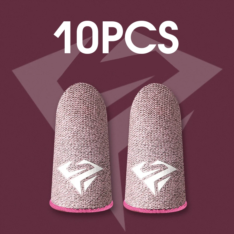 10PCS For PUBG Mobile Games Gaming Finger Sleeve Breathable Fingertips Sweatproof Anti-slip Fingertip Cover For Mobile Game images - 6