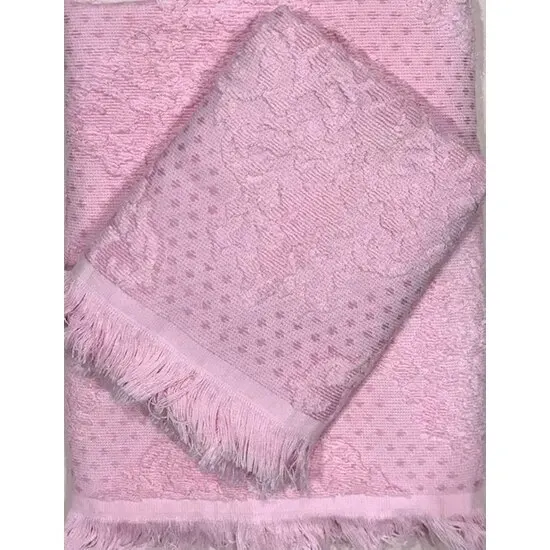 

WONDERFULSOFTCollection AMAZİNG 2 Piece Towel Set Delfino Pink