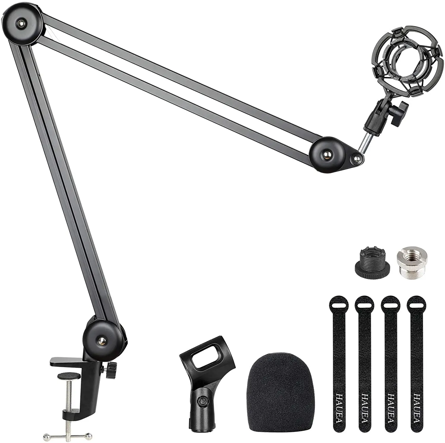 

Подставка для микрофона, стойка для микрофона, стойка для микрофона, подвесная ножничная стойка с зажимом для микрофона и кабельными стяжка...