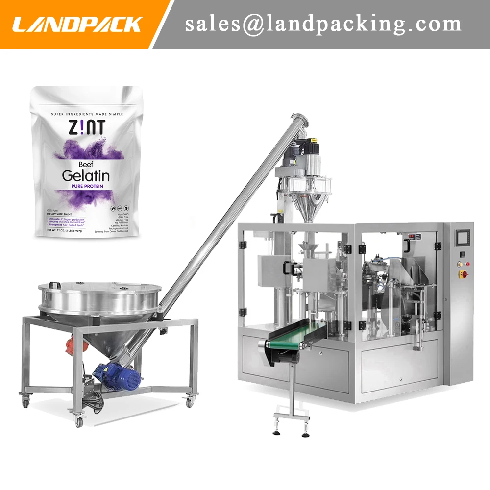 Говяжий желатин чистый Протеиновый Порошок Вертикальная молния пакет