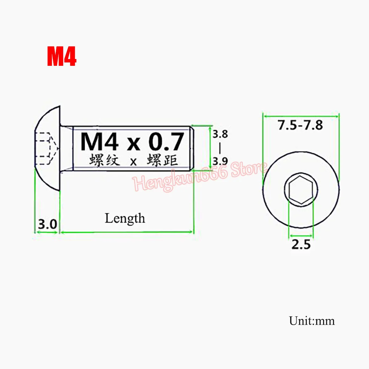 Винты M4 из алюминиевого сплава со стандартной крышкой ISO7380 алюминиевые