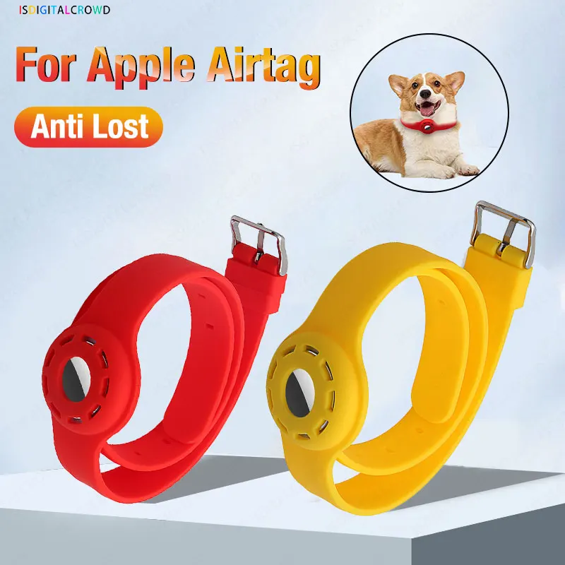 Защитный силиконовый чехол для ошейника Airtag защитный Apple защиты от потери |