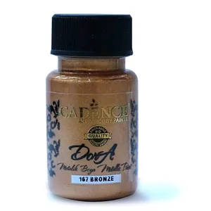 Глянцевая бронзовая 167 металлическая краска Dora 50 мл
