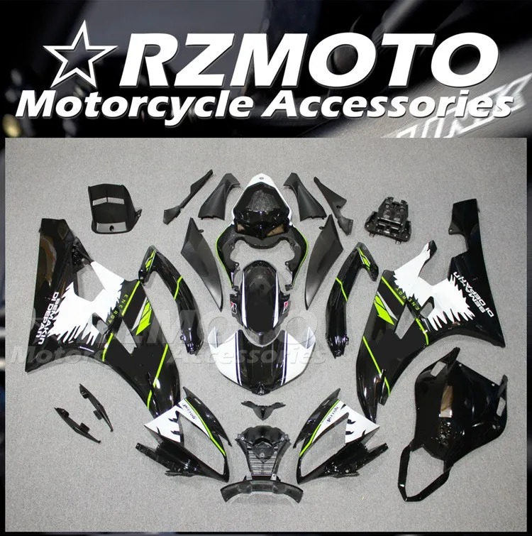 

Injection Mold New ABS Whole Fairings Kits fit for YAMAHA YZF-R6 2006 2007 YZF R6 06 07 Bodywork set black white