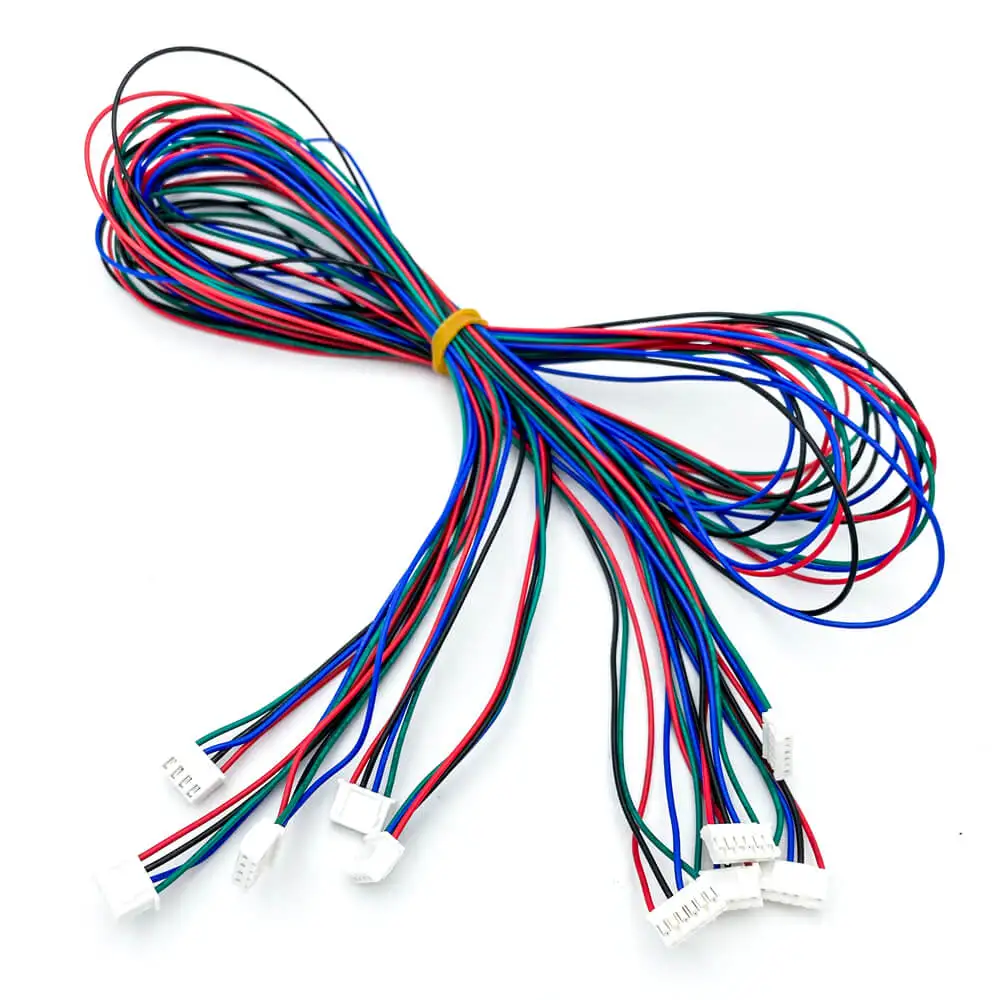 5 шт./лот Запчасти для 3d печати XH2.54 разъем RepRap Dupont провод 1 м 4pin женский nema17 кабель 42