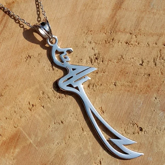 Серебряный Гц Ожерелье меч | Украшения и аксессуары
