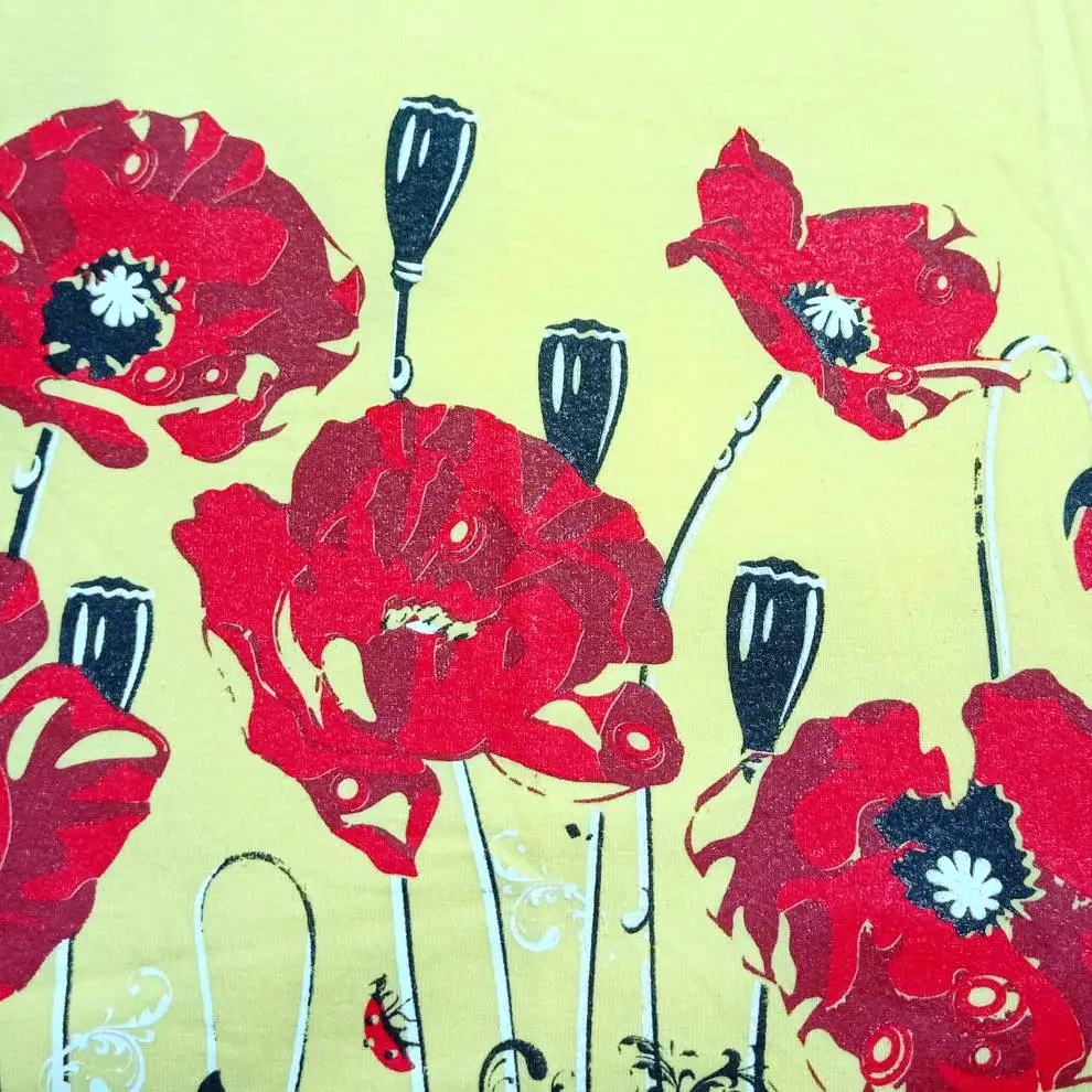 Летний костюм с милым принтом Повседневная домашняя одежда для женщин Хлопковая