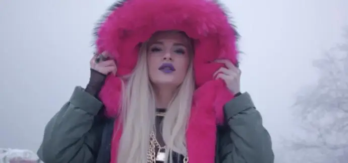 Women's Fur Coats With Attractive Pink Blue Yellow Colors
