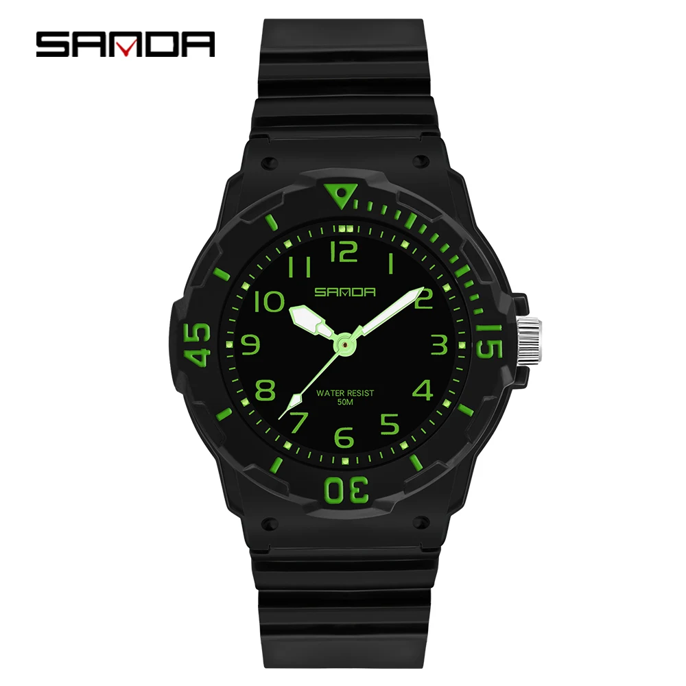 SANDA Brand Fashionable Outdoor Women's Quartz Watch Personality small fresh INS Style watch 50 meters waterproof