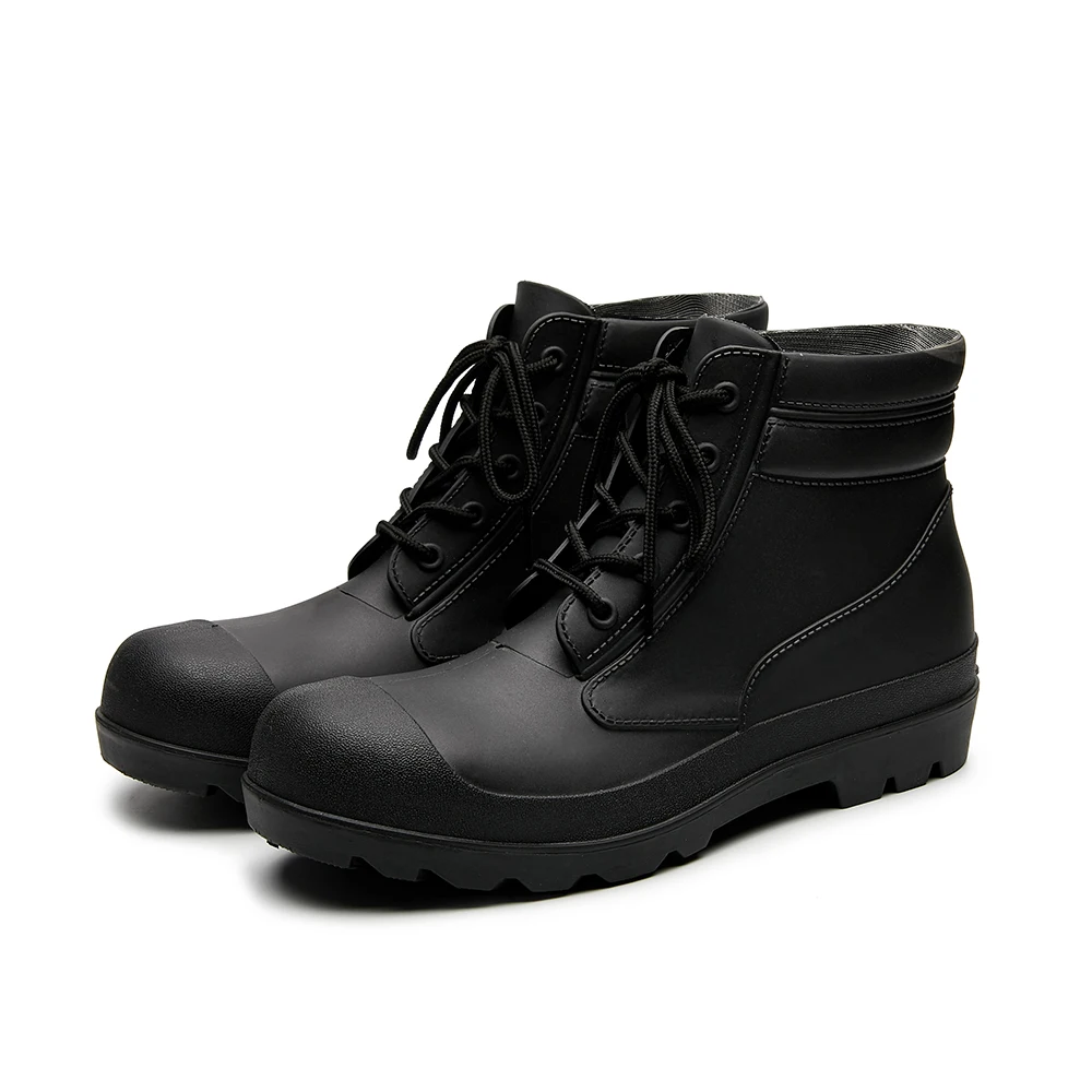 Мужская безопасная обувь со стальным носком рабочие ботинки Короткие