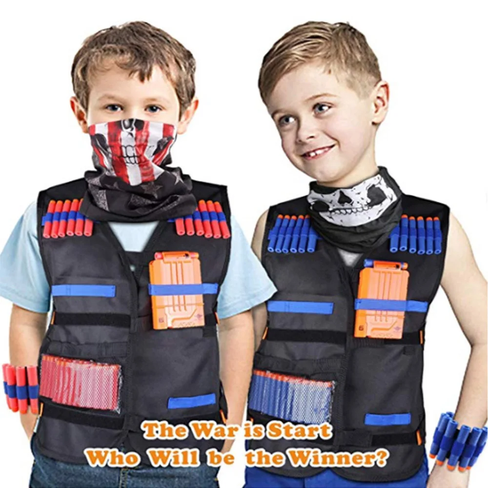 Набор тактических жилетов для детей комплект игр на открытом воздухе игрушки Nerf