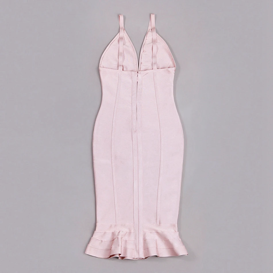 Женское коктейльное платье Русалка средней длины розовое черное красное