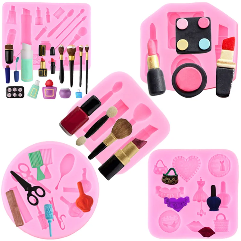 

Инструменты для макияжа, силиконовая форма, помада, лак для ногтей, для шоколавечерние НКИ, Аксессуары для выпечки