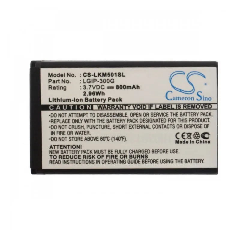 Battery for LG (lgip-300g)-Cameron Sino | Mobile Phone Batteries