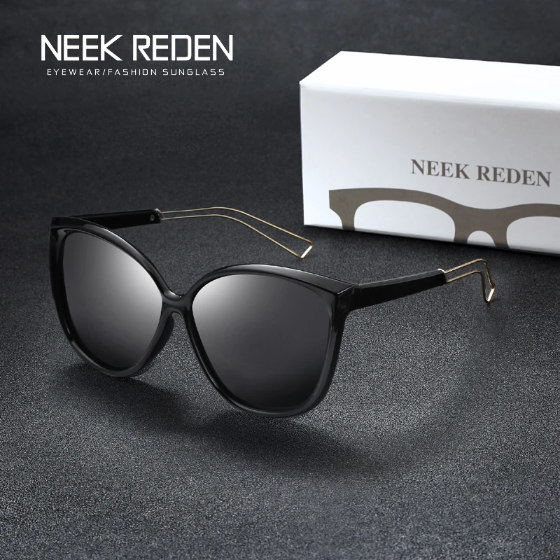 

Women Cat Eye Oversized Polarized Sunglasses Fashion Big Frame Eyewear Retro Rave Party Sunnglases Gafas De Sol Mujer