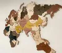 декоративная карта мира #3
