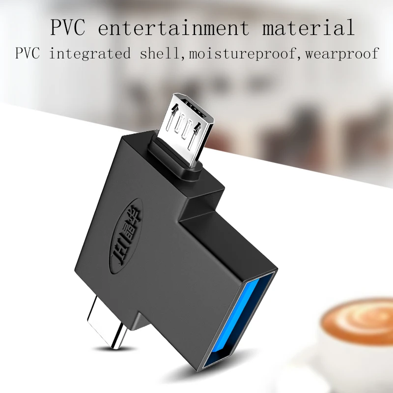 jh link usb c otg адаптер 2 в 1 с разъемом micro usb type c usb 3