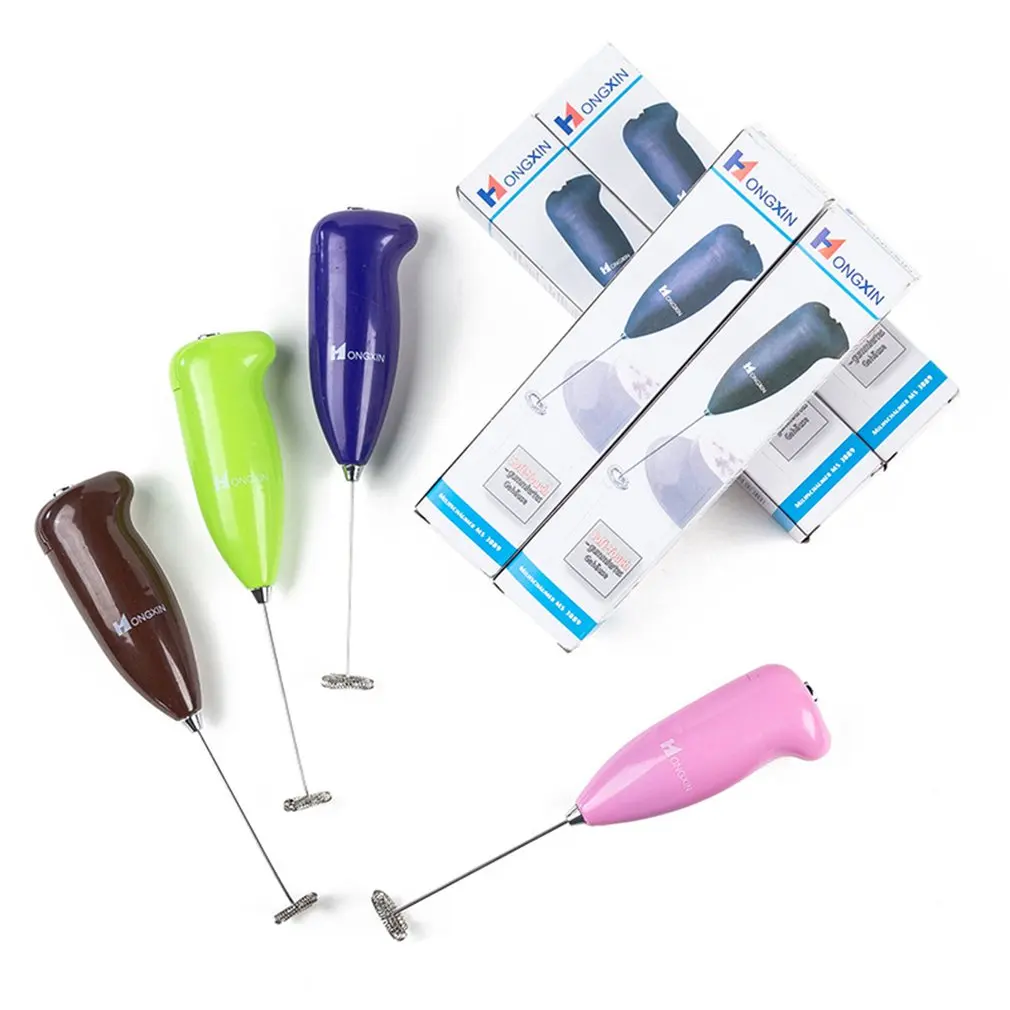 

Handheld Foamer Milk Foam Foamer Mini Mixer Electric Whisk Kitchen Stainless Steel Tools For Making Coffe