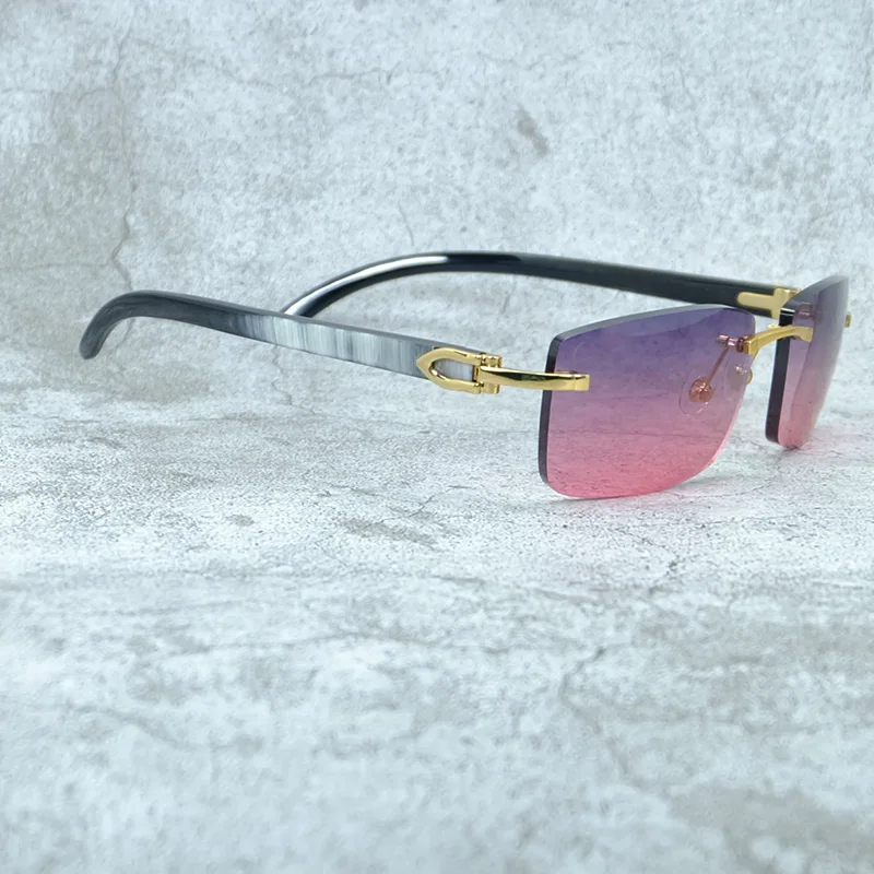 Genuine Buffalo Horn Sunglasses Women Luxury Carter Mens Glasses Wholesale Vintage Trendy Sun Glasses Designer Buffs Glasses