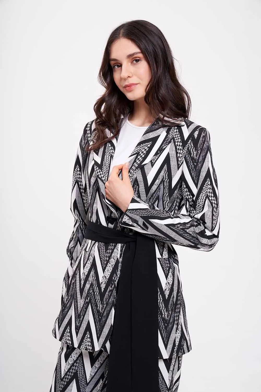 

Zigzag Jacquard Jacket