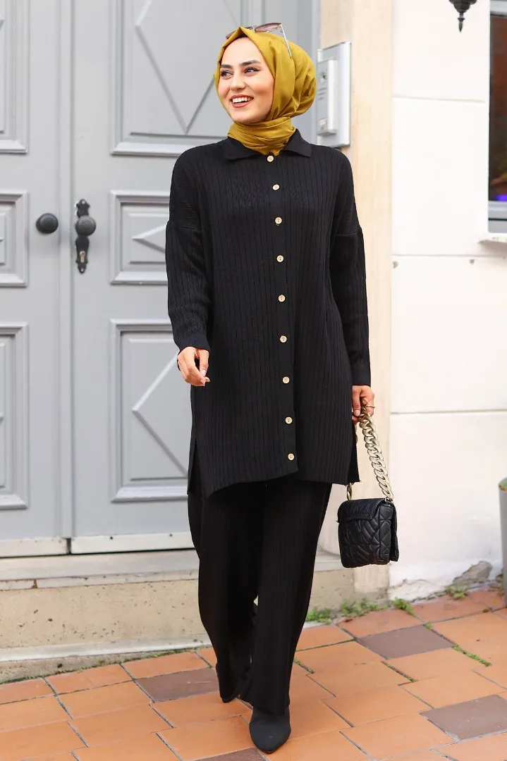 

Mirina Muslim Women's Tunic Trousers Hijab Clothing Eid Mubarak Moroccan In Dubai Abaya New Season