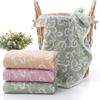 small towel bamboo fiber face towel soft absorbent quick dry magic towel for drying hair towels bathroom bath towel 50%c3%9725cm