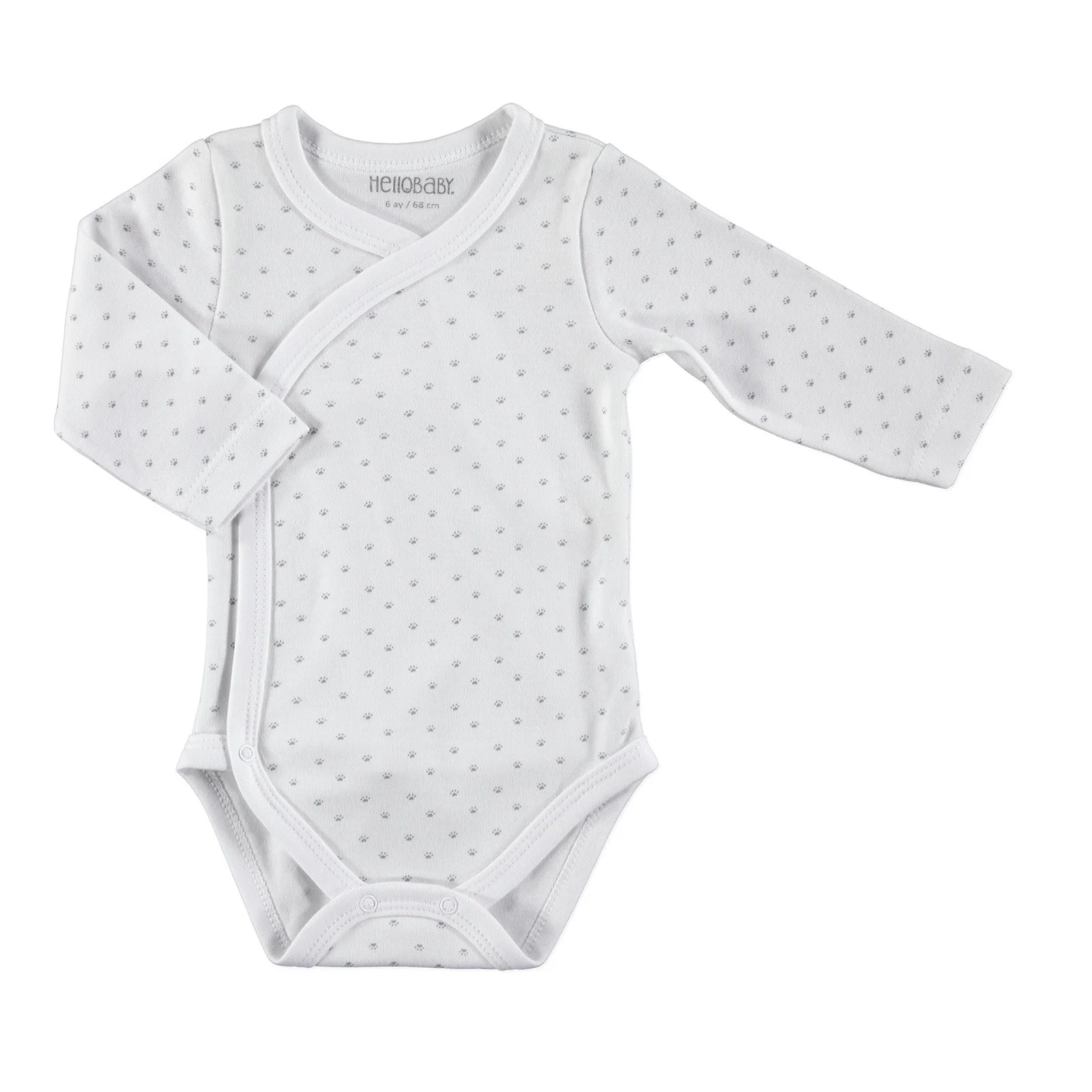 Ebebek HelloBaby/боди с длинными рукавами милыми лапами для малышей| |