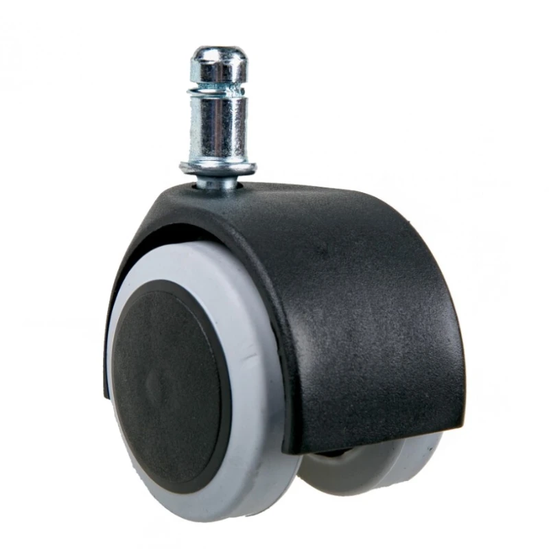 Комплект универсальных колёсиков - роликов 5 шт прорезиненных для кресла шток 11