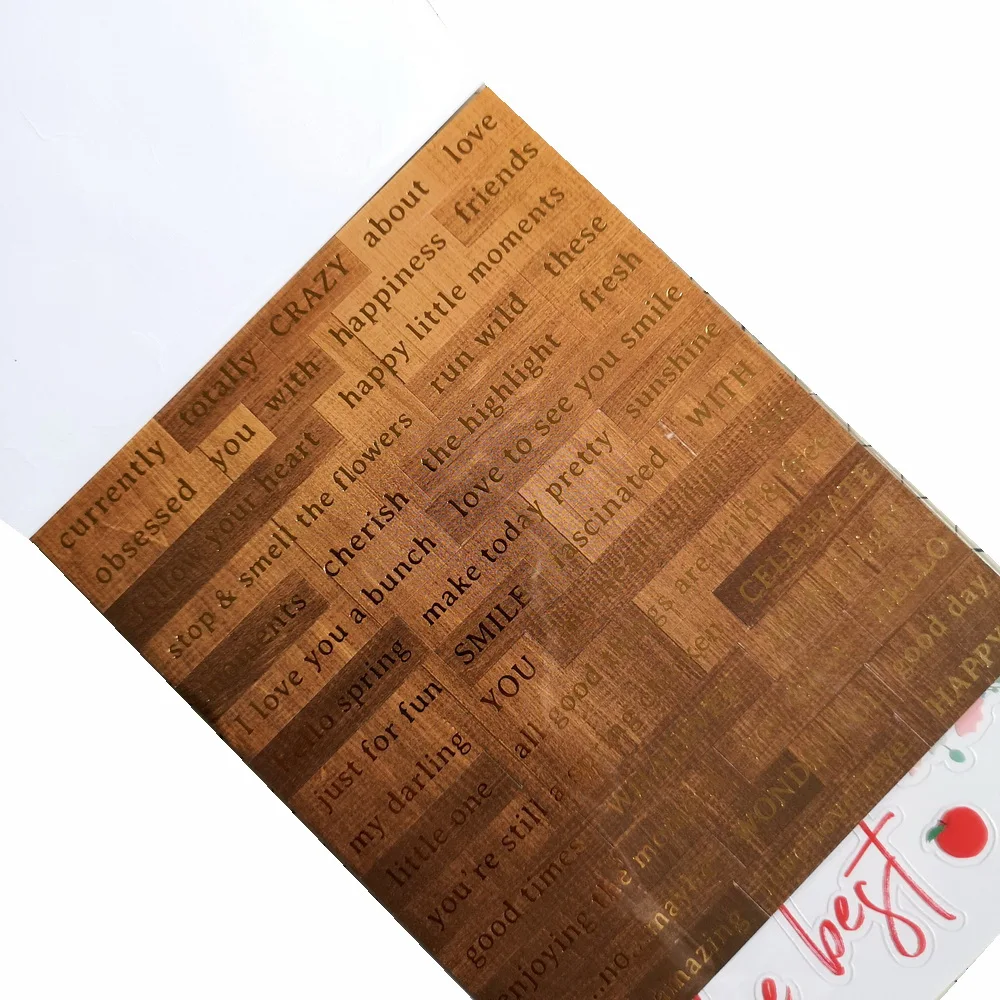 Набор разнообразных наклеек CRZCrafter прозрачный дизайн 3D из фольги для