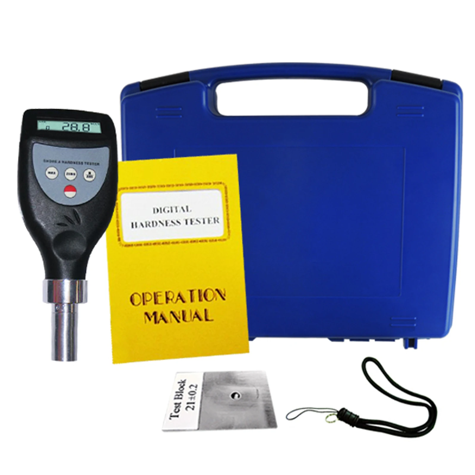 Цифровой Измеритель Твердости берега диапазон 0 100ha тестер Durometer эластомеры