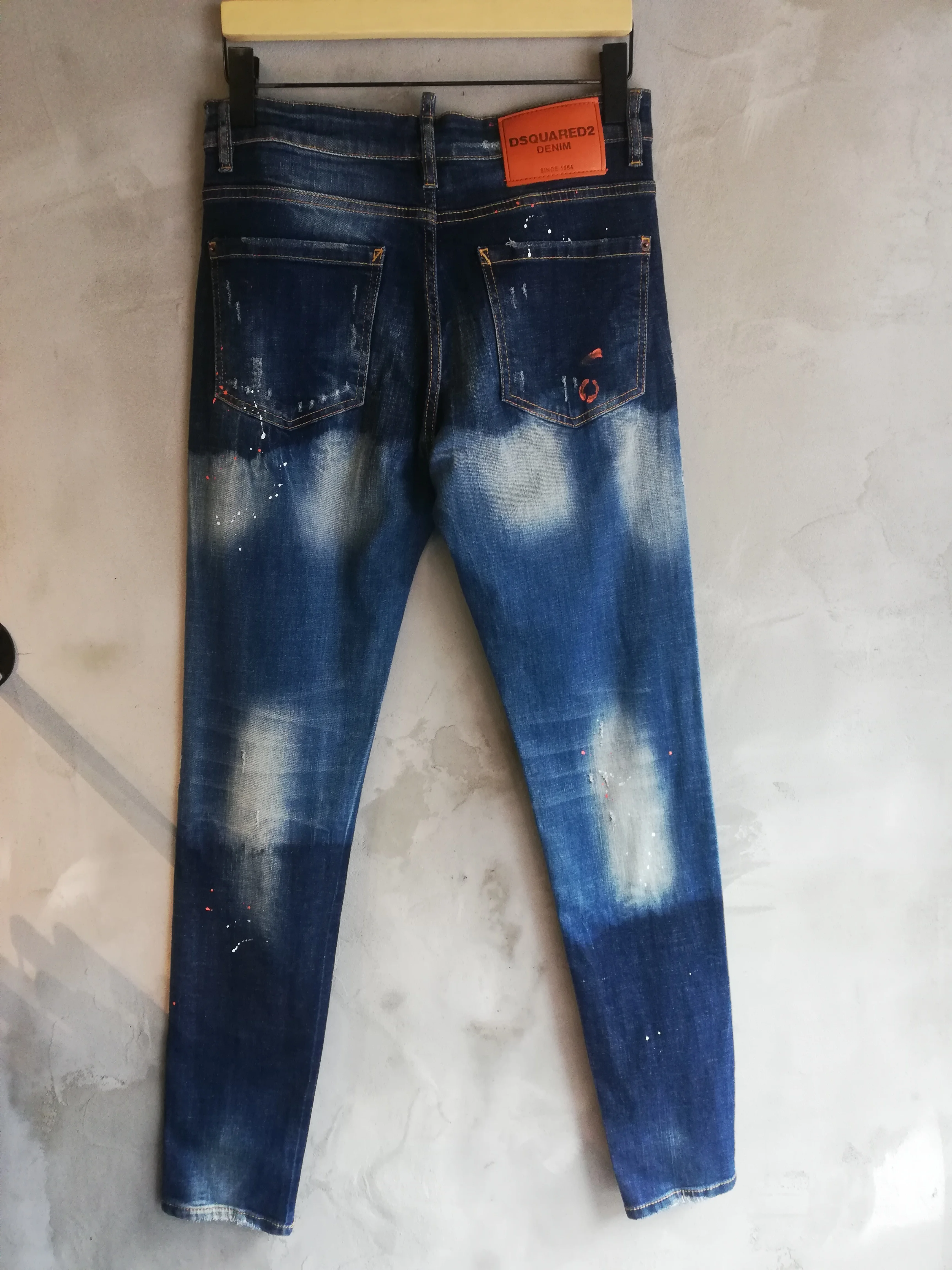 

2021 Hot Sale DSQ2 Jeans Men Women Summer 100% Cotton Blue Pants Male Newest Top Popular Patchwork holes Jeans Unisex,icon style