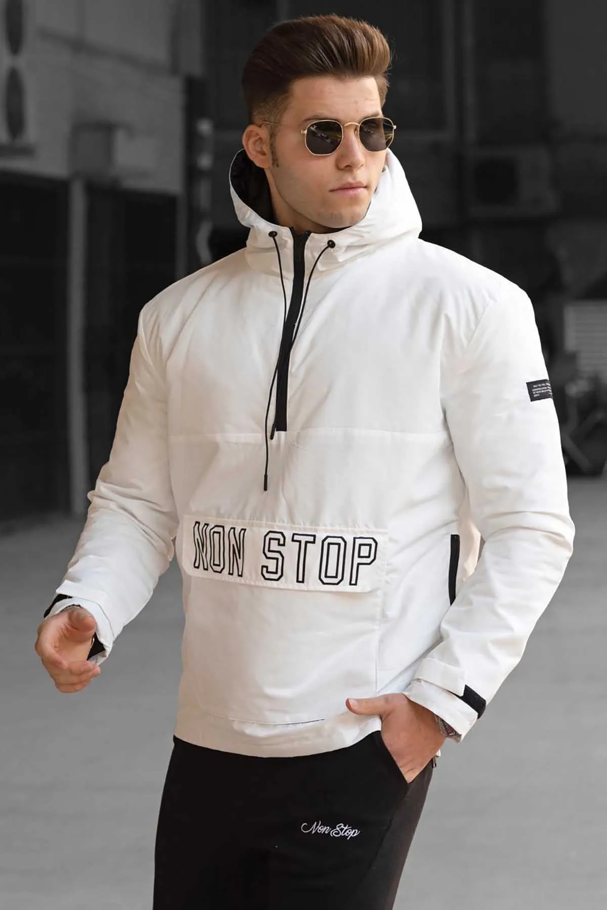 Black Male Şardonlu Rainy Black fashion adult waterproof long raincoat women men hooded raincoat outdoor rain