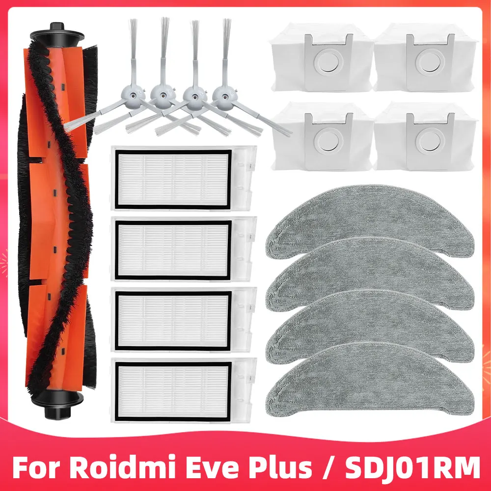 Запчасти для робота-пылесоса Xiaomi Roidmi Eve Plus SDJ01RM сменные детали аксессуары