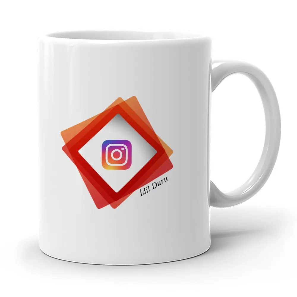 

Персонализированная белая кружка Instagram-2